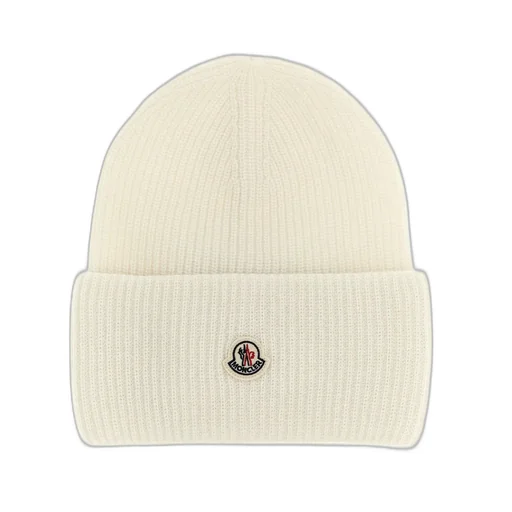 Moncler Logo Patch Knitted Beanie