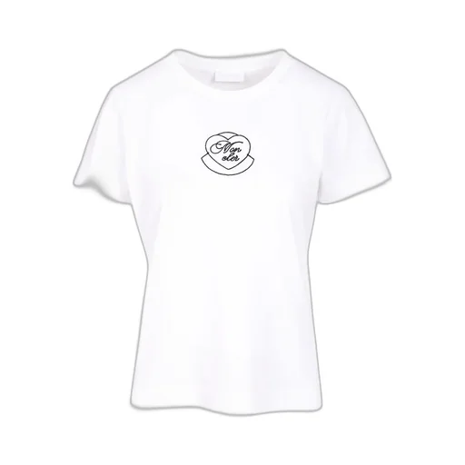 Moncler Logo Embroidered Crewneck T-Shirt