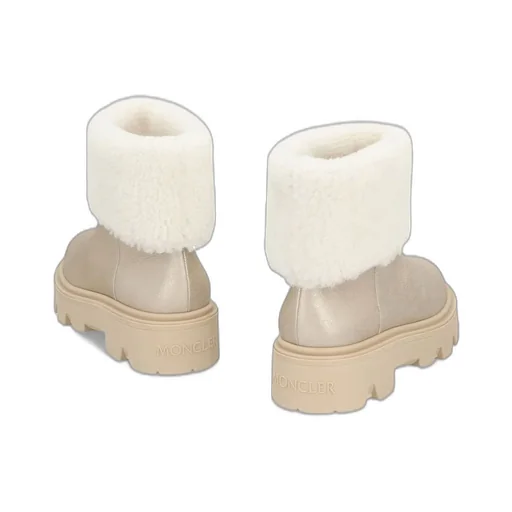 Moncler Aurea Round-Toe Boots