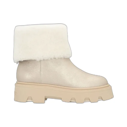 Moncler Aurea Round-Toe Boots