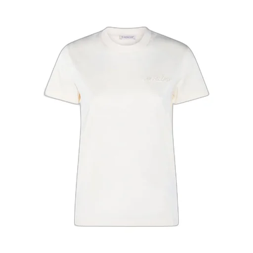 Moncler Logo Embroidered Crewneck T-Shirt