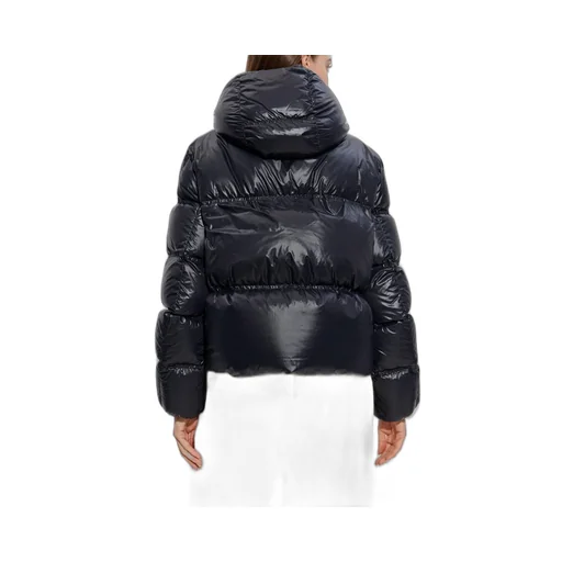 Moncler Erea Square-Quilted Hooded Short Down Jacket