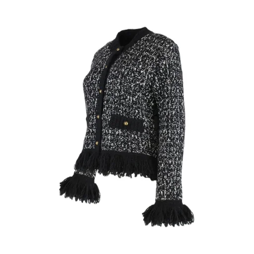 Moncler Fringed Panelled Cardigan