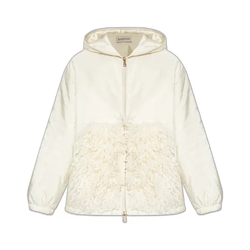 Moncler Teddy-Trimmed Padded Zip-Up Hoodie