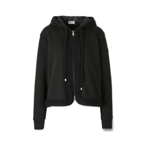 Moncler Zip-Up Drawstring Hoodie