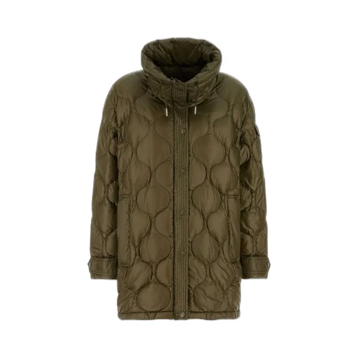 Moncler Lombi Hooded Mid-Length Quilted Jacket