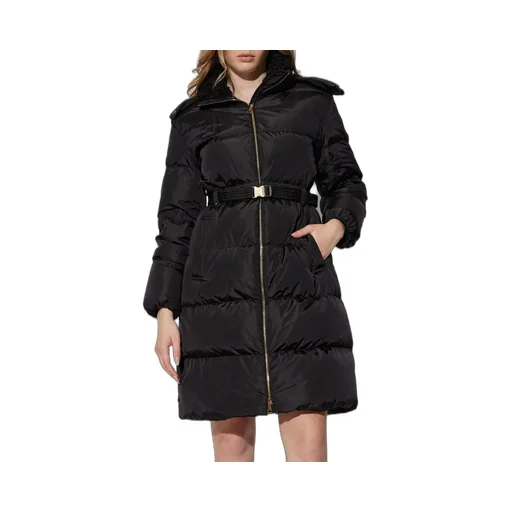 Moncler Briant Hooded Long Down Jacket