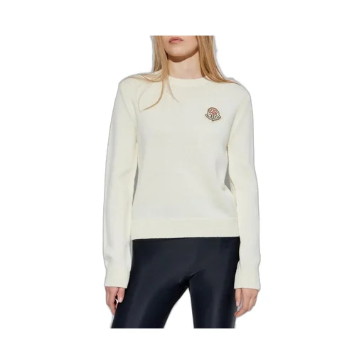 Moncler Logo Patch Crewneck Jumper