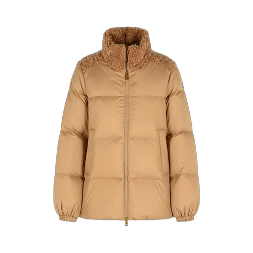 Moncler Esnaie Logo Patch Zip-Up Jacket