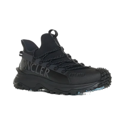 Moncler Logo Printed Stretch Ripstop Sneakers