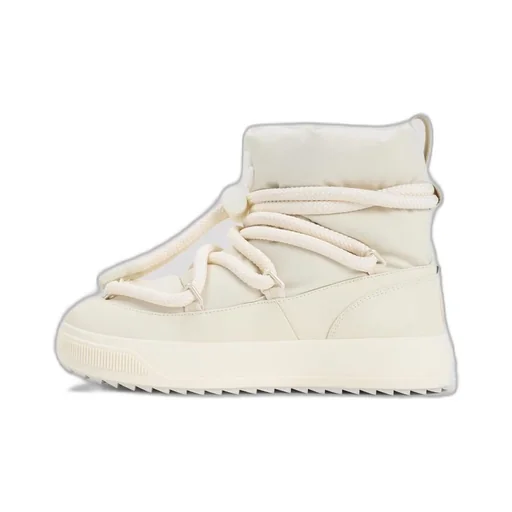 Moncler Logo Patch Padded Lace-Up Boots