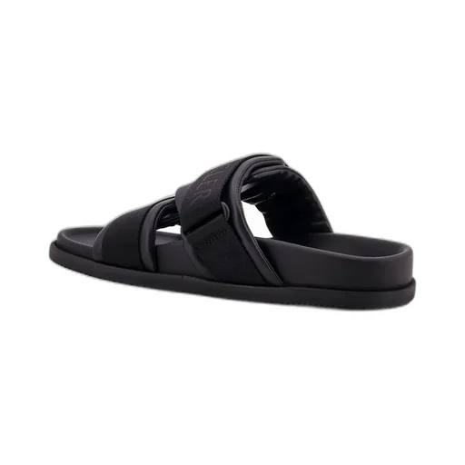 Moncler Mon Summer Logo Patch Slides