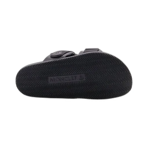 Moncler Mon Summer Logo Patch Slides