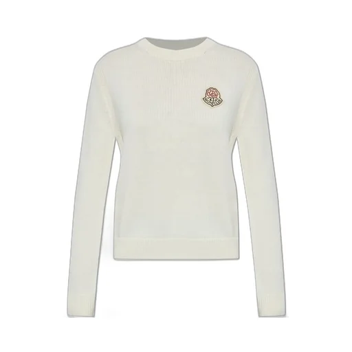 Moncler Logo Patch Crewneck Jumper