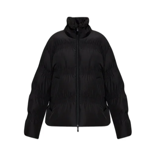 Moncler Ravignan Gather-Quilted Short Down Jacket