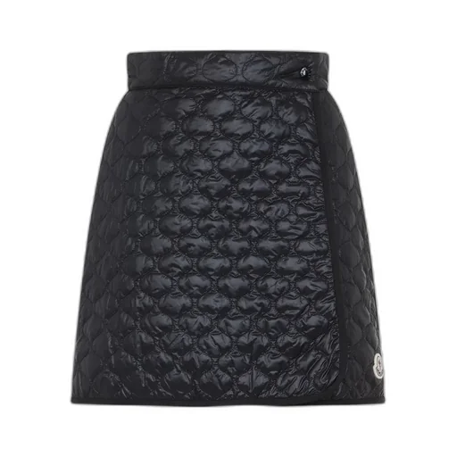 Moncler Logo Patch Quilted Skirt