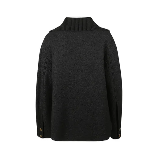 Moncler Logo Patch Zip-Up Shirt
