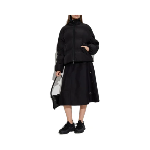 Moncler Ravignan Gather-Quilted Short Down Jacket