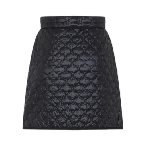Moncler Logo Patch Quilted Skirt