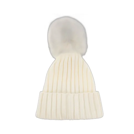 Moncler Pom Pom Embellished Knitted Beanie