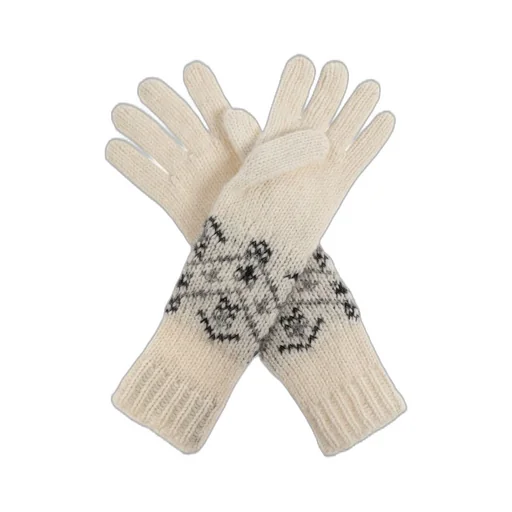 Moncler Crystal-Embroidered Knit Gloves