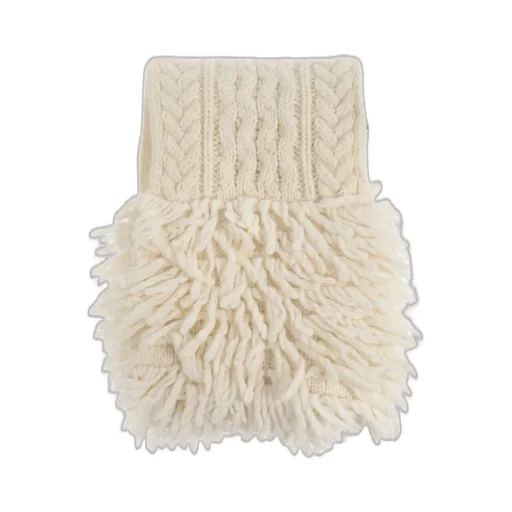 Moncler Tricot Fringed Knit Scarf