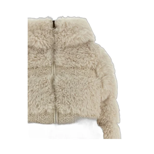 Moncler Verie Teddy Hooded Short Down Jacket