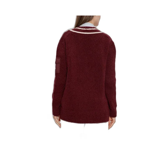 Moncler V-Neck Knitted Jumper