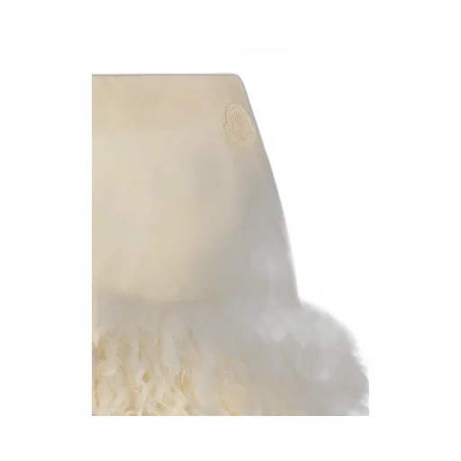 Moncler Teddy-Trimmed Mini Skirt