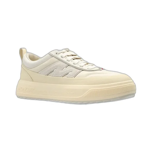 Moncler Round-Toe Lace-Up Sneakers