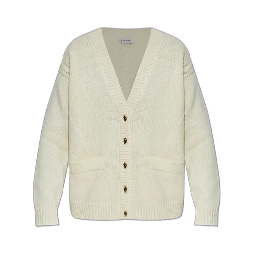 Moncler V-Neck Button-Up Cardigan
