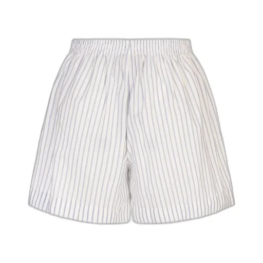 Moncler Logo Patch Striped Shorts
