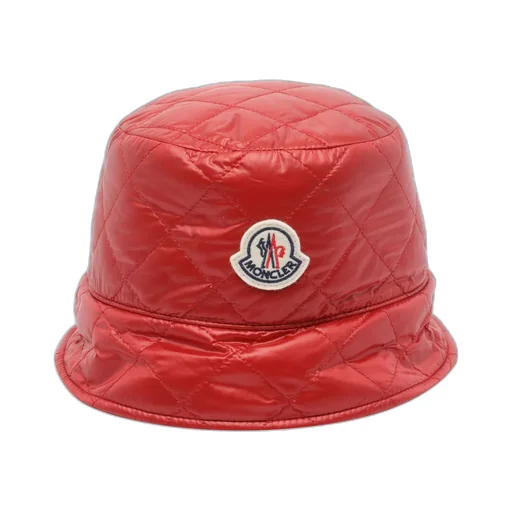 Moncler Logo Patch Quilted Bucket Hat