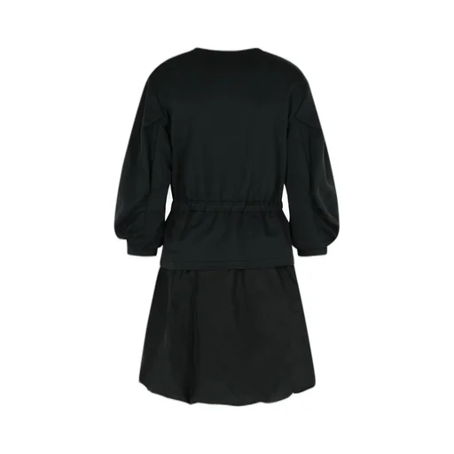 Moncler Layered Drawstring Waist Dress