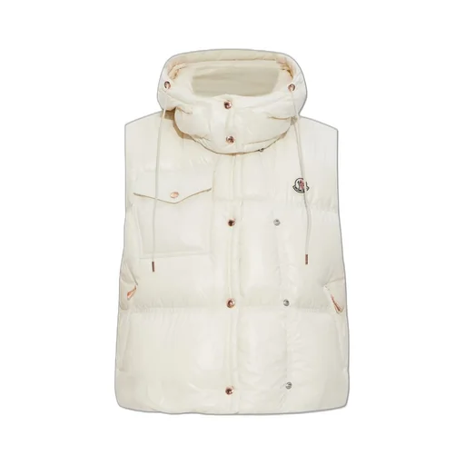 Moncler Pario Logo Patch Hooded Padded Gilet