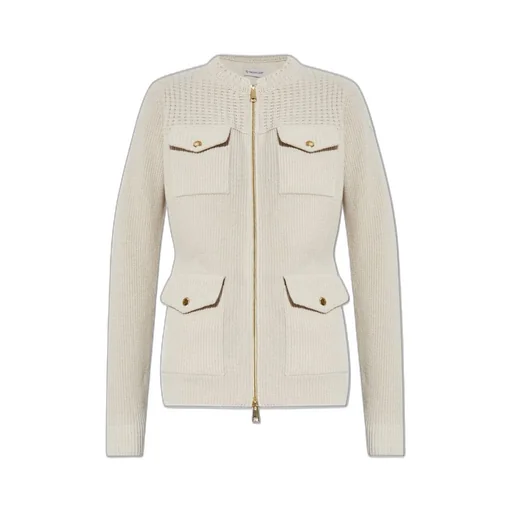 Moncler Padded Back Zipped Cardigan