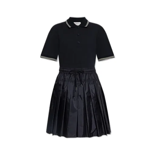 Moncler Panelled Short-Sleeve Polo Dress