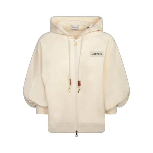Moncler Logo Patch Zip-Up Hoodie