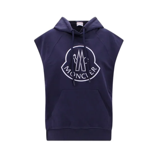 Moncler Logo Printed Sleeveless Sweatshirt