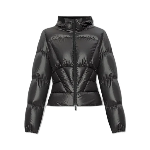 Moncler Wineck Hooded Quilted Short Down Jacket