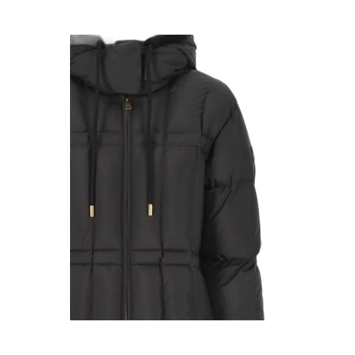 Moncler Estom Vertical-Quilted Hooded Short Down Jacket