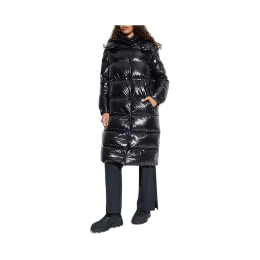Moncler Hooded Long Down Jacket