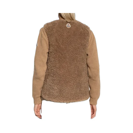 Moncler Quintin 3-In-1 Shearling-Trimmed Short Quilted Jacket
