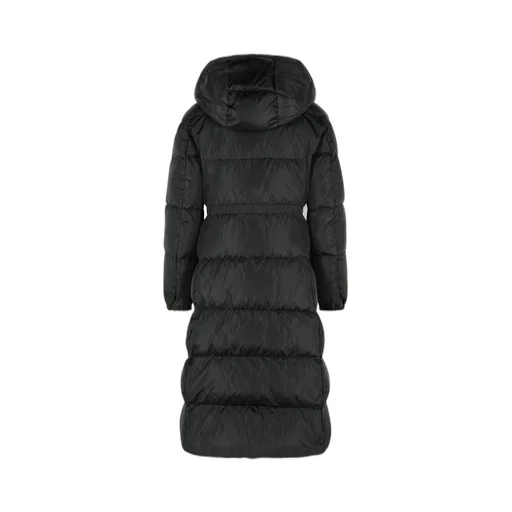 Moncler Chamer Hooded Long Quilted Jacket