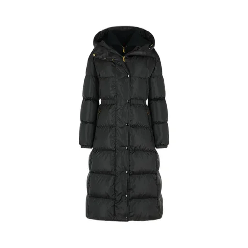 Moncler Chamer Hooded Long Quilted Jacket