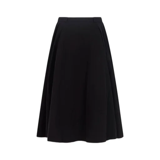 Moncler Logo Patch Buckled Skirt