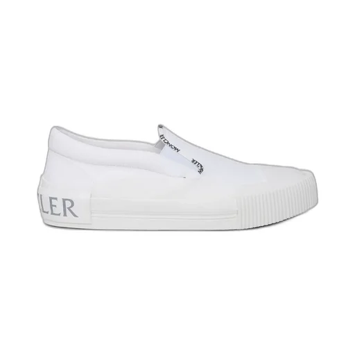 Moncler Round Toe Logo Trim Sneakers