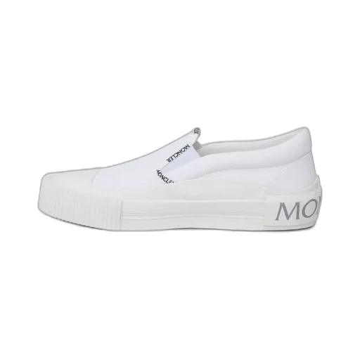 Moncler Round Toe Logo Trim Sneakers