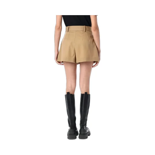 Moncler Pleat Detailed Belted Shorts