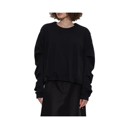 Moncler Pleated Crewneck Sweatshirt